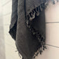 Indigo-Black Waffle Towel