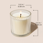 Spa Day Fluted Candle